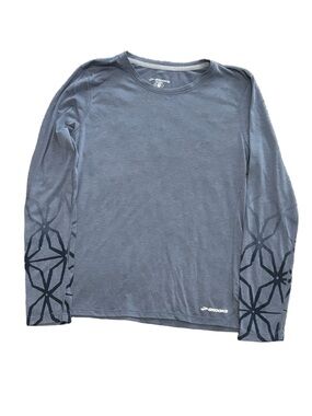 Brooks Running Running Performance Long Sleeve Blue Gray - M